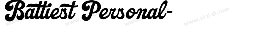 Battiest Personal字体转换